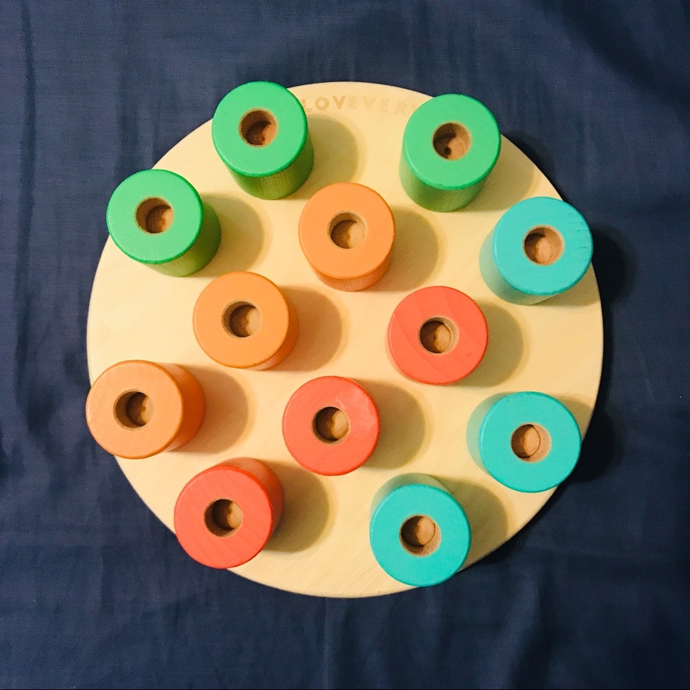 Lovevery Wooden Stacking Peg Board